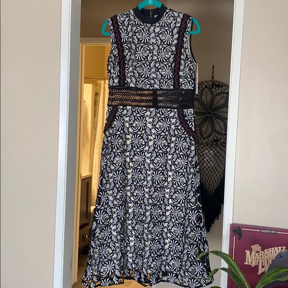 Self-Portrait Flower Dress - Picture 1 of 5